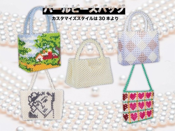 ＜パール・ビーズ・バッグ＞は一粒、一粒を心を込めて丁寧に仕上げてます。