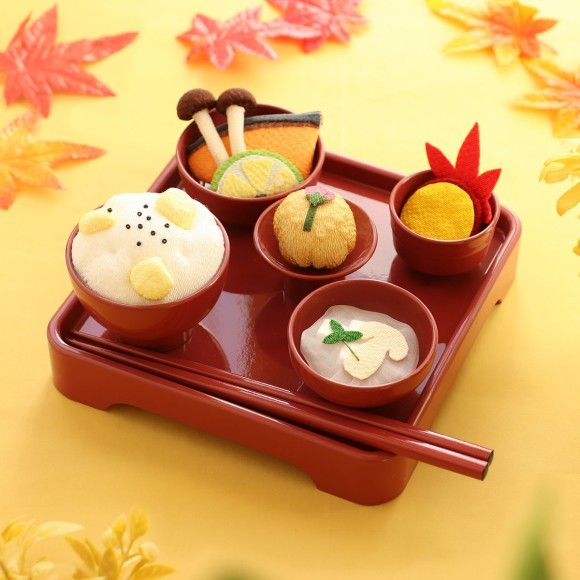 ちりめん飾り お彼岸御膳＜秋＞