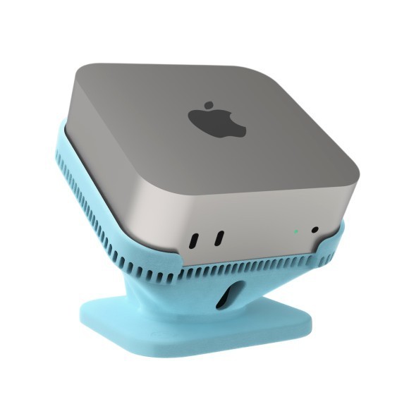 MacLift 3D Setup Cradle for Mac mini M4 アイスブルー