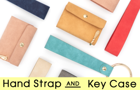 ハンドストラップとキーケース同時発売