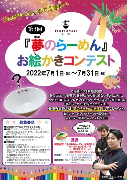 第3回『夢のらーめん』お絵かきコンテスト