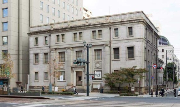 改修なった被爆建物、旧日銀広島支店