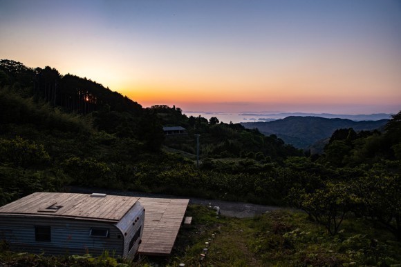 サイトからの夕景