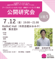 アーツカウンシルさいたま・研究アソシエイト事業公開研究会#02を開催します