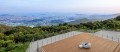 愛知・遠望峰山頂の三河湾が一望できる温泉宿「天の丸」デッキ
