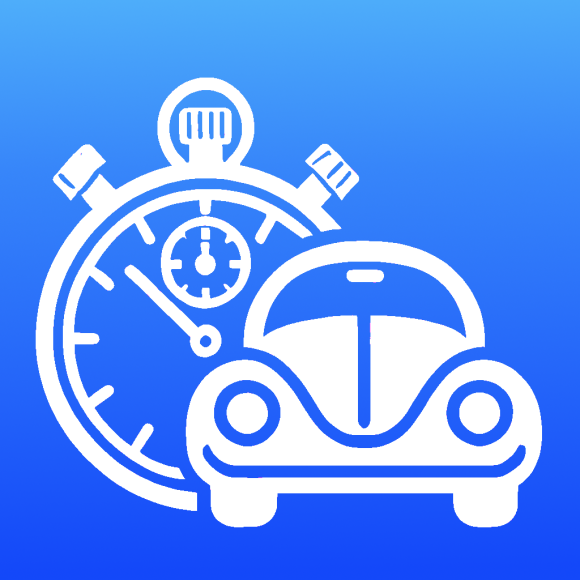 「駐車場タイマー」カウントダウン画面