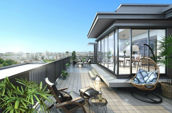 ヴェレーナグラン菊名の杜　エントランス完成予想CG