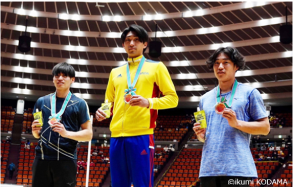 小田大樹選手が走幅跳で優勝！