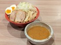 味噌つけ麺　９８０円　もやしトッピング　１２０円　味玉トッピング　１２０円