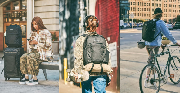 ジャンスポーツ大人のPCリュック　通勤通学から旅行出張まで幅広く使える　バイクや自転車でもアクセスしやすい