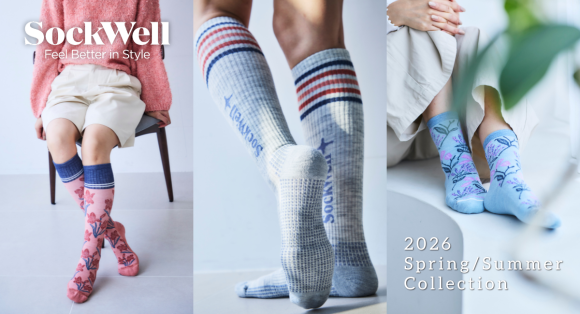 機能も、美しさも、足元から。Sockwell 2026年春夏コレクション発売