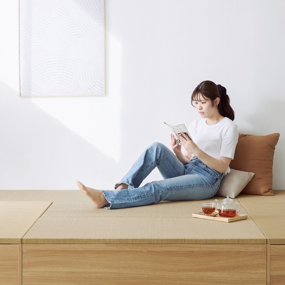 収納付き小上がり畳・タタミ座