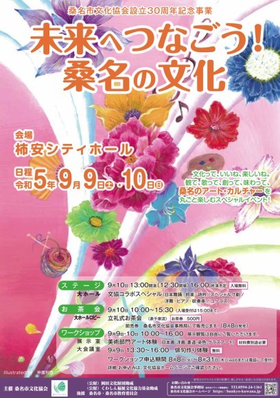 桑名市文化協会イベントチラシ