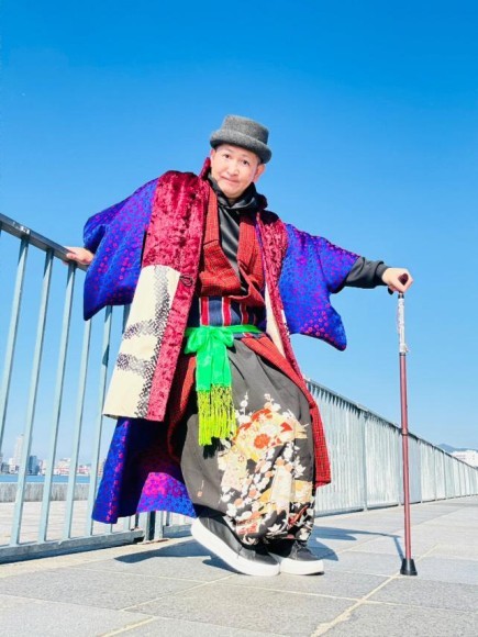義足の和装家：堀越さんのショー出演をRibalonがサポートしました。