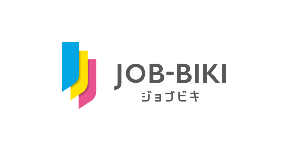 就職先や職業から大学を探せる 「JOB-BIKI（ジョブビキ）」のロゴ