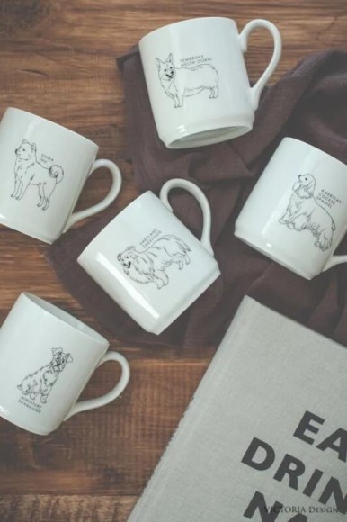 飼い主とワンちゃんとの絆を深める、シンプルでおしゃれなオリジナルマグ