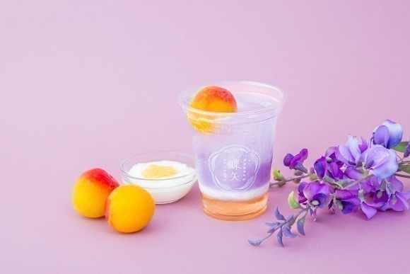 「梅と藤花の涼風ソーダ」