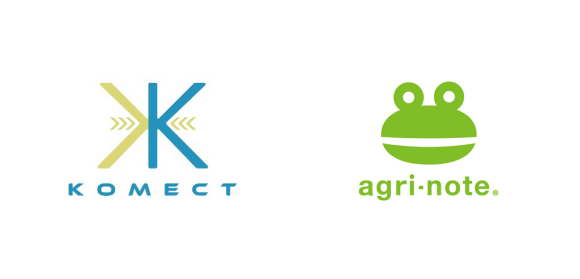 KOMECT-アグリノート　サービスロゴ