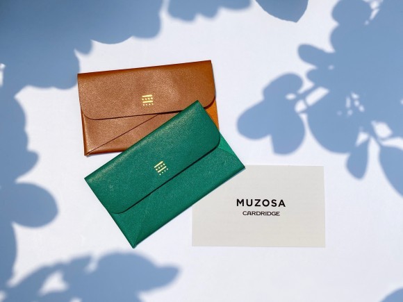 「MUZOSA CARDRIDGE」forest green ／cinnamon brown