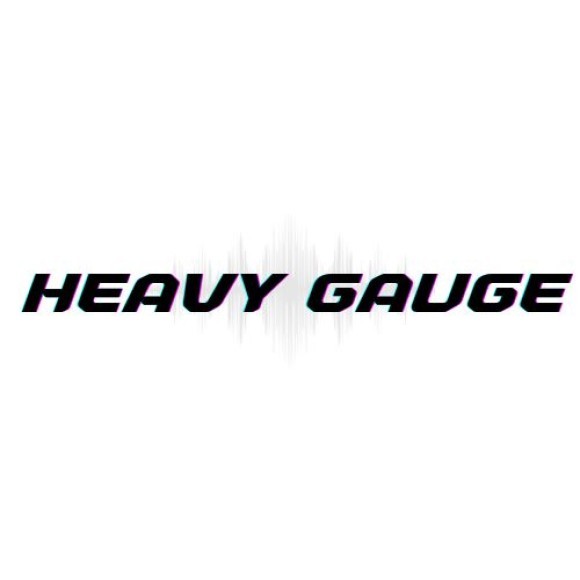 楽器自慢SNSのHEAVY GAUGEロゴ