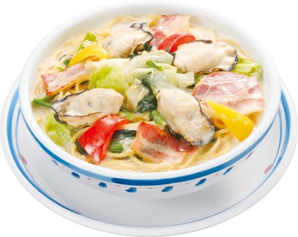 ジョリーパスタ_～播磨灘産～牡蠣とベーコン_たっぷり野菜のクリームスープパスタ