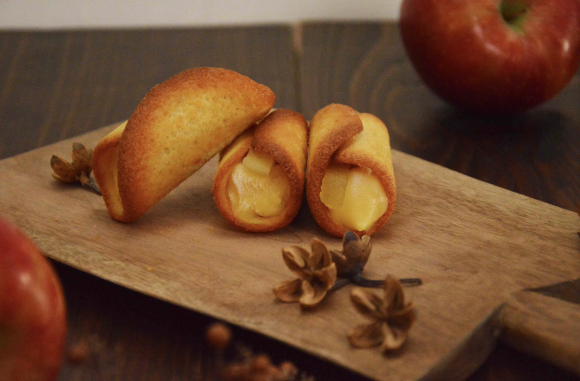 画像(イメージ)：りんごとバター。「りんごのオムレット」