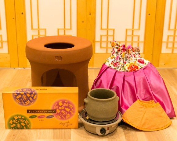 ◾️サムネイル画像用説明文：ファンジン黄土よもぎ蒸しセット