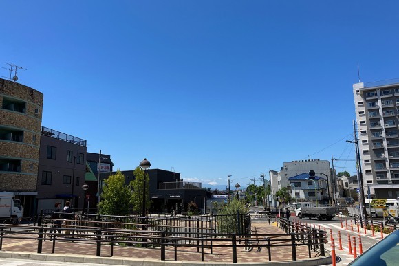 ドラマ「silent」の舞台となった世田谷代田駅前の眺め