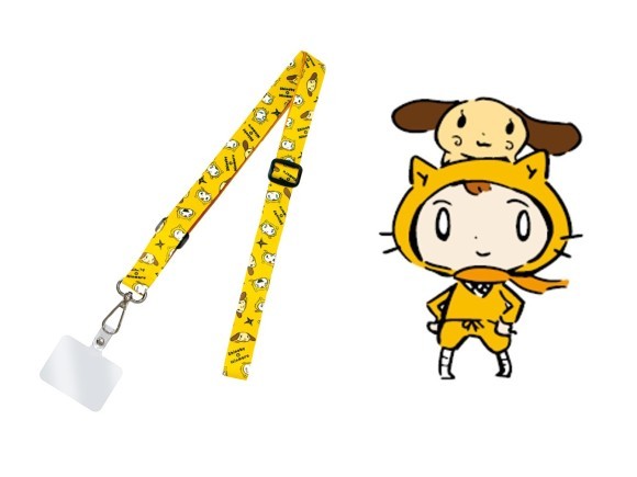 カプセルトイの新製品『シノビ―＆ニン丸　ショルダーストラップ』