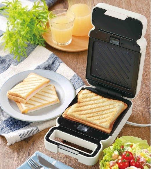 『タイマー付きホットサンドメーカー TABETEYA（タベテヤ）』