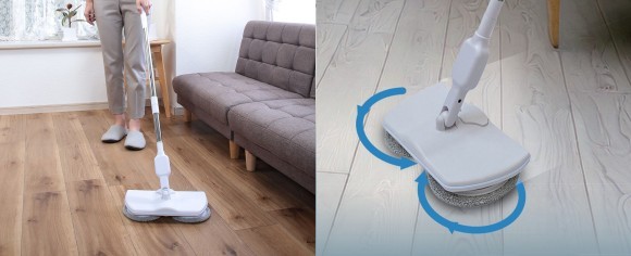 ヤマダオリジナル「コードレス回転モップクリーナー」発売！