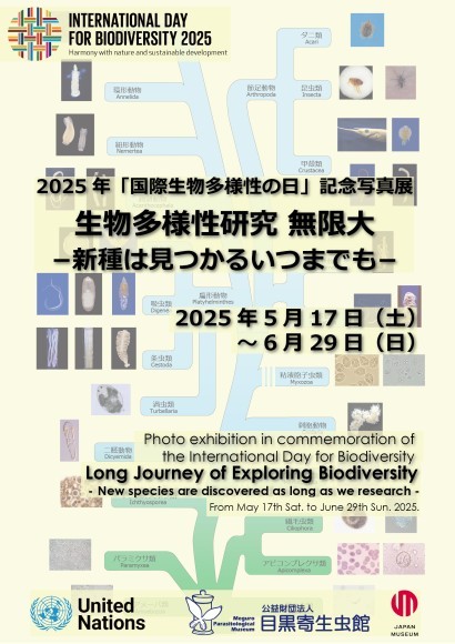 目黒寄生虫館写真展ポスター