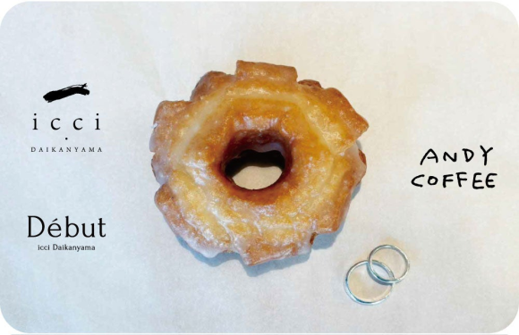Debut icci 代官山『手作りペアリング専門店』 icci 代官山『手作り婚約指輪・結婚指輪専門店』と「ANDY COFFEE」がコラボ！先着50組限定キャンペーン