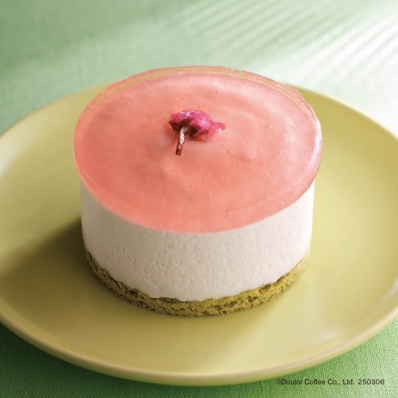 エクセルシオール カフェの新作スイーツ「さくら杏仁」