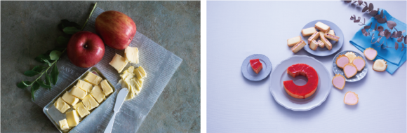 画像(イメージ)：「りんごとバター。」「苺のワルツ」