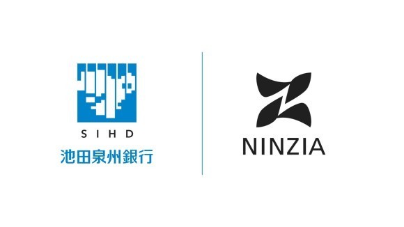 池田泉州銀行とNINZIAのロゴ