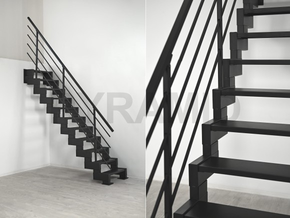 コンパクトサイズのスケルトン階段MM001