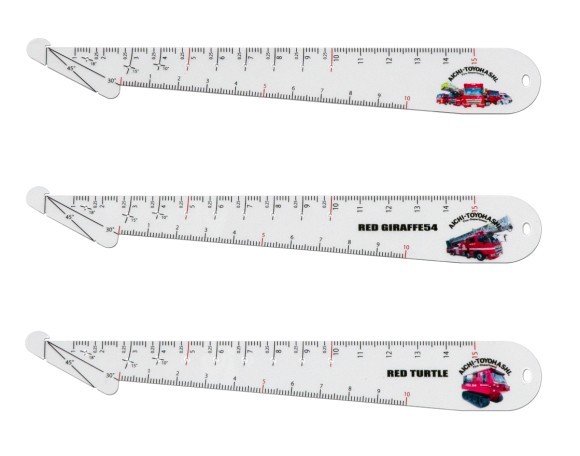 頭が良くなる創造定規ベスト定規0.5消防バージョン