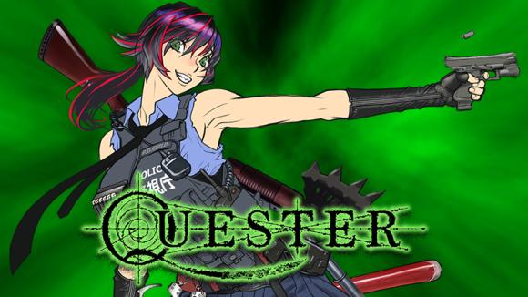 ハクスラRPG『QUESTER』キービジュアル（お巡りさん）
