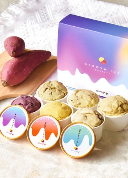株式会社おいもや「お芋づくし」の6カップアイス新発売