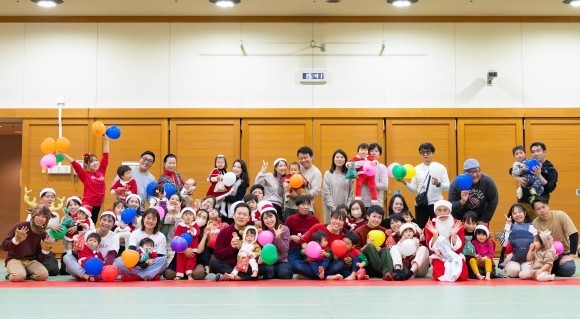 2024年12月に行った体育イベントでの集合写真