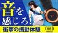 衝撃の超振動と音の融合【至高の4Dオーディオ体験】体感型スピーカー内蔵振動ベルト