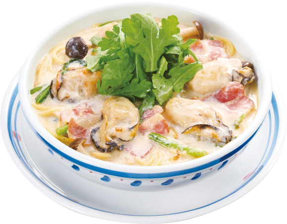 ～スープパスタ～ 播磨灘（はりまなだ）産牡蠣のクリームスープ