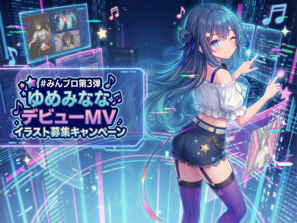 AIアイドル『ゆめみなな』デビュー楽曲の MVをみんなで制作！ファン参加型企画「#みんプロ第3弾」開催
