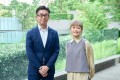 伊藤徳宇桑名市長（左）とNakamuraEmiさん（右）