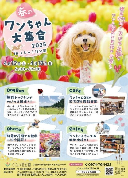 「春のワンちゃん大集合2025」に尾ノ上Ryokanが協賛！ 宿泊割引キャンペーン実施！