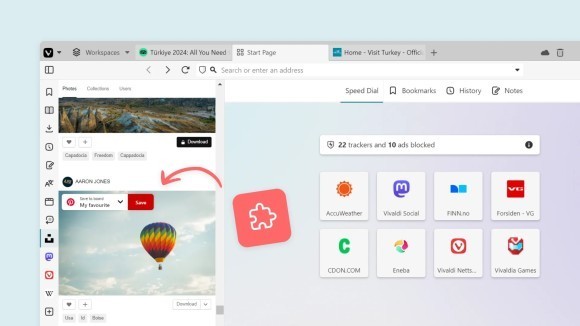 デスクトップ版 Vivaldi 6.6：メールの検索と翻訳サービスを改善し、拡張機能のサポートでウェブパネルを強化しました
