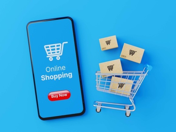 スマートフォンを使った行うオンランションピング