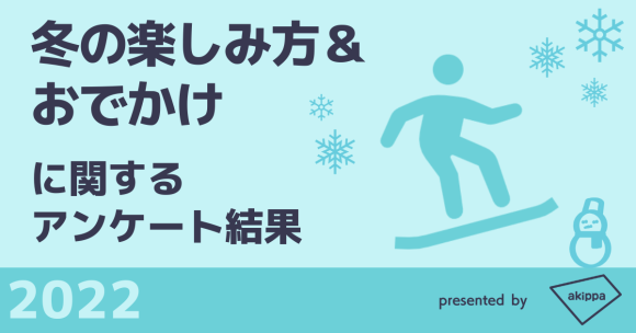 冬の楽しみ方＆おでかけに関するアンケート結果2022