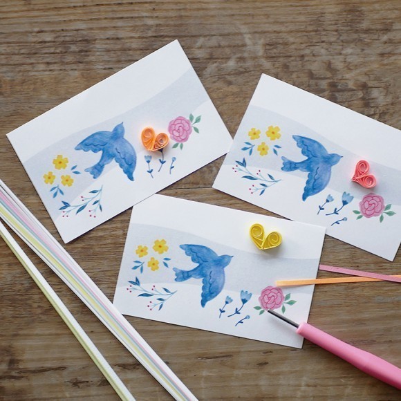 ペーパークイリング体験イメージ